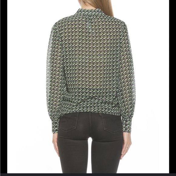 ALEXIA ADMOR SERENA BLOUSE size 8 - Picture 2 of 6